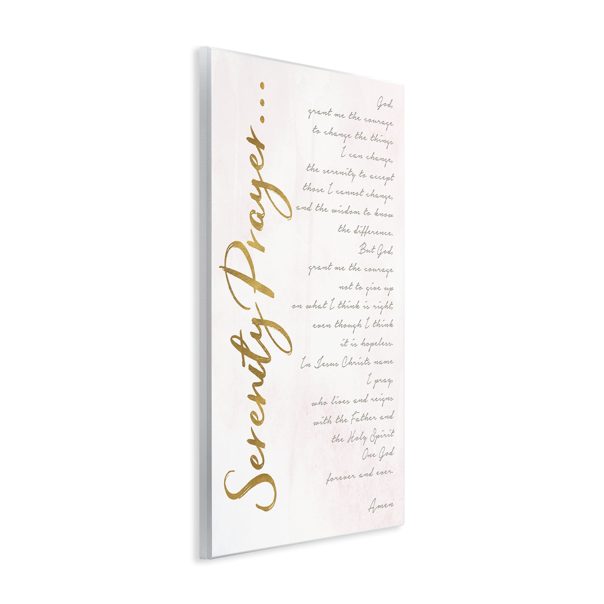 Stupell Industries Serenity Prayer Scripture Wall Plaque Art, design by Anna Quach