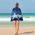 thumbnail image 5 of Yibo Colorful Graffiti Starfish Rainbow Beach Towels Ocean Animal Print Sauna Beach Gym, 5 of 8
