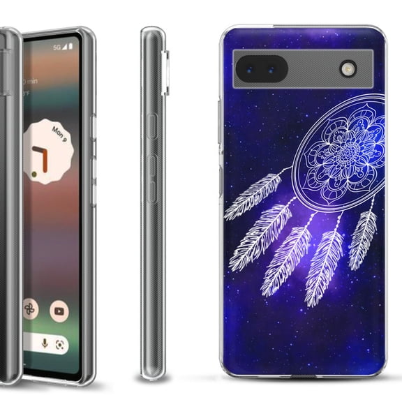Slim-Fit Gel TPU Phone Case for Google Pixel 6a, by OneToughShield ® - Dream Catcher