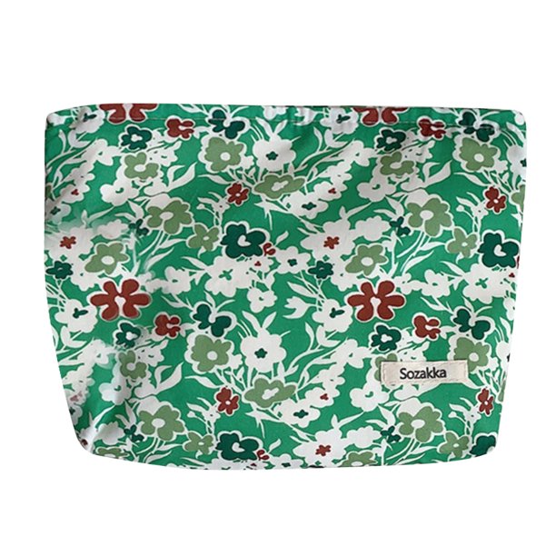 Bolsa de cosméticos floral Bolsa de maquillaje informal para mujer Bolsa organizadora (patrón cinco) Tmvgtek Para Estrenar