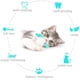 thumbnail image 3 of Juguete dental para gatos, juguete de silicona para morder molares, cepillo de dientes con hierba gatera para gatitos, juguete interactivo con forma de pez, higiene dental para gatos (azul), 3 of 5