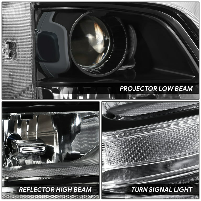 DNA Motoring OEM-HL-0142-R For 2019-2020 Hyundai Santa Fe OE Style  Projector Headlight Lamp Right Passenger Side