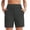 Dark Gray, variant on Costeam Womens High Waist Elastic Waist Running Yoga Shorts Side Pockets Lightweight Breathable Fabric Loose Fit Summer Active Short Pants