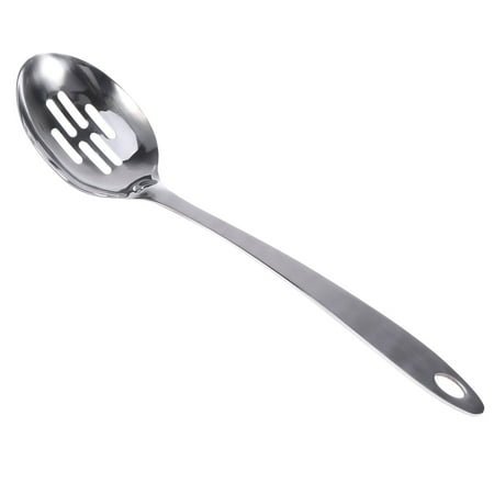 

Thickened Stainless Steel Frying Spoon Long Handle Portion Control Dinner Serving Spoon Colander Spoon for Cooking Serving Kitche