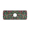 thumbnail image 7 of Yayeee Faucet Mat for Kitchen Sink 14.7" Diatomite Long Splash Guard Pad, Green Block Pattern, 7 of 7