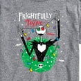 thumbnail image 3 of The Nightmare Before Christmas - Frightfully Festive Wreath - Men's Short Sleeve Graphic T-Shirt, 3 of 5