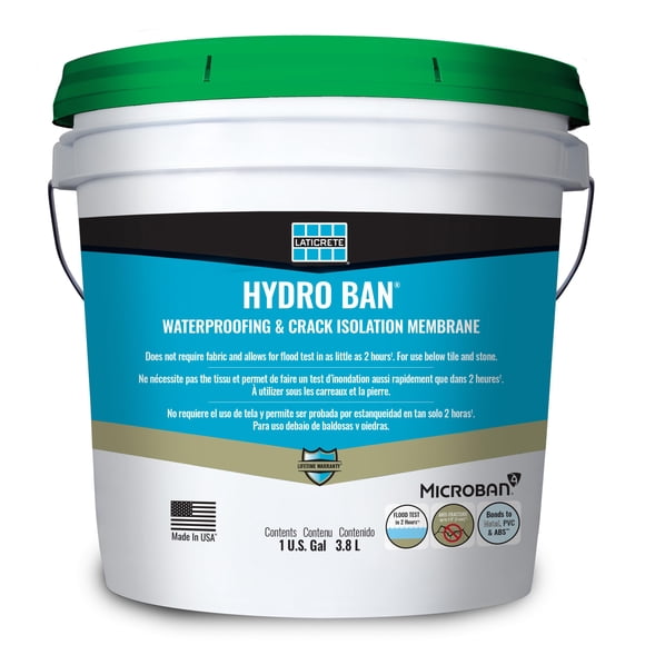 Membrana impermeabilizante Laticrete Hydro BAN Cubeta de 3.78 L