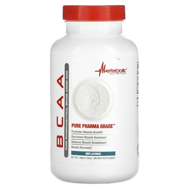Metabolic Nutrition BCAA Amino Acids For Recovery (Unflavored - 20 Servings)