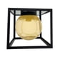 thumbnail image 3 of Lampara de Techo LUZ IDEAL Colgante Cubo 1 Luz Cristal Ambar, 3 of 5