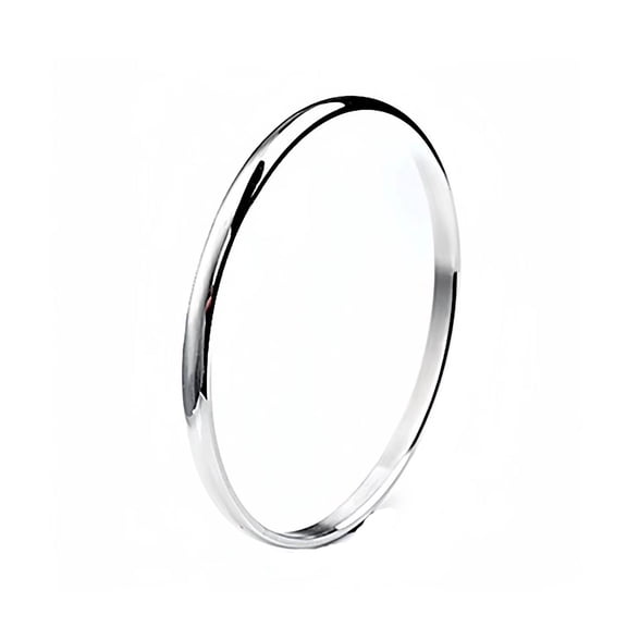 Bystar Silver Bracelet for Women Girls Bracelet Fashion Jewelry Solid Cuff Bangle Christmas Birthday Gift
