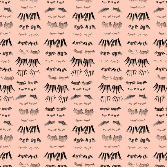 All the Eye Lashes Pattern Premium Roll Gift Wrap Wrapping Paper