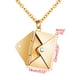 thumbnail image 3 of Collar con Sobre y Carta de Amor para Hombre y Mujer, Medallón Grabado de Acero Inoxidable con Mensaje "Te Amo", Colgante de Joyería para Parejas y Familias., 3 of 7