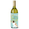 thumbnail image 1 of "Treasures Welcome Friends Saint Bernard Decorative Bottle Hugger, 750 ml, Multicolor" Caroline's Treasures BB7599LITERK, 1 of 1