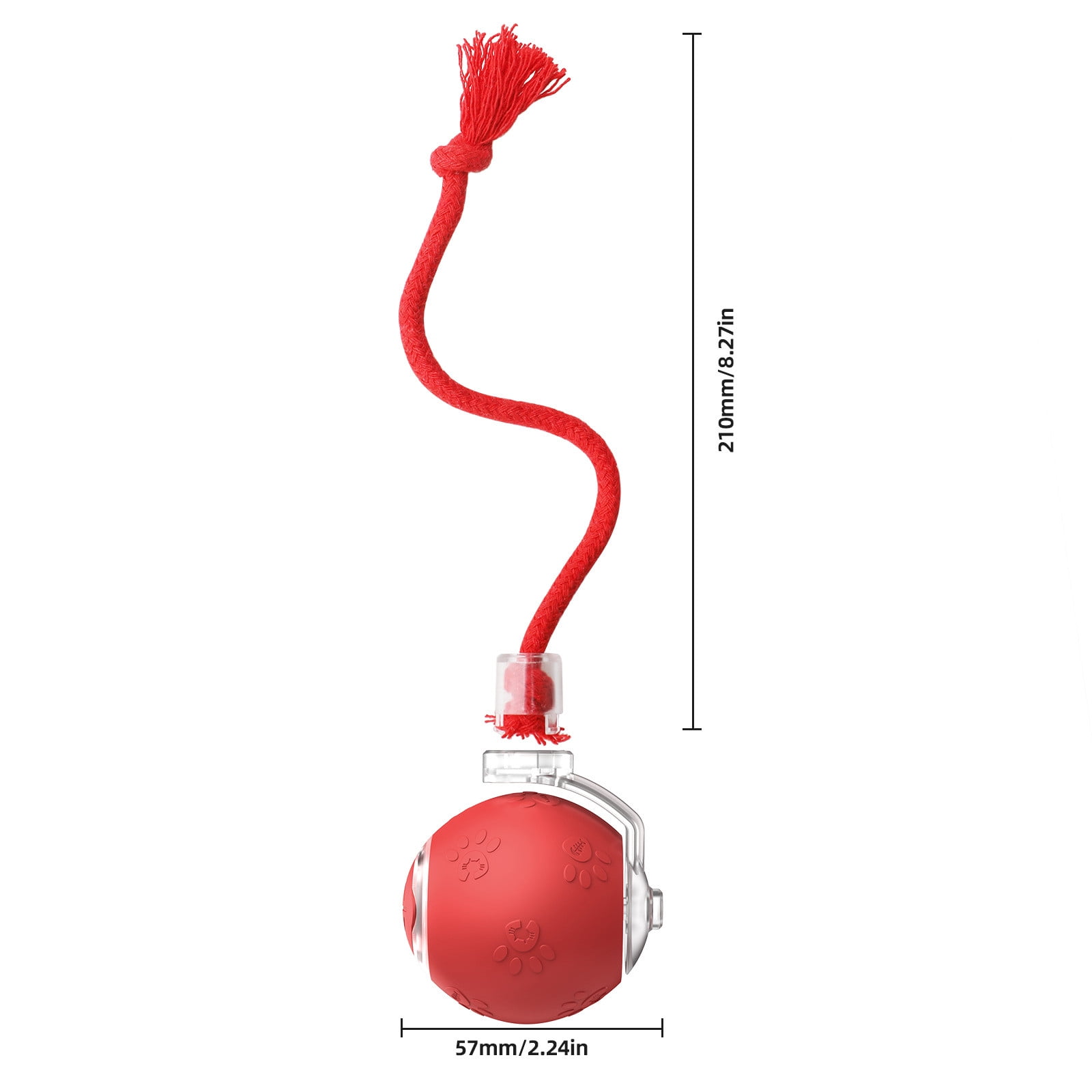 2025 Upgraded Interactive Cat Toy Ball - Fast Moving, Motion-Activated Rolling & Chirping Toy for Bored Indoor Cats & Kittens - Fun Automatic Pet Toy Gift for Adult Cats & Puppies