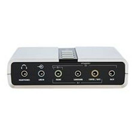 StarTech.com 7.1 USB Audio Adapter Sound Card with SPDIF Digital Audio - Sound card - 48 kHz - 7.1 - USB (Best 7.1 Usb Sound Card)