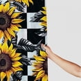 thumbnail image 3 of Pratyus Sunflowers Modern Waterproof Shower Curtain for Country Cottage & Farmhouse Bathroom Decor with Hooks 69x72, 3 of 7