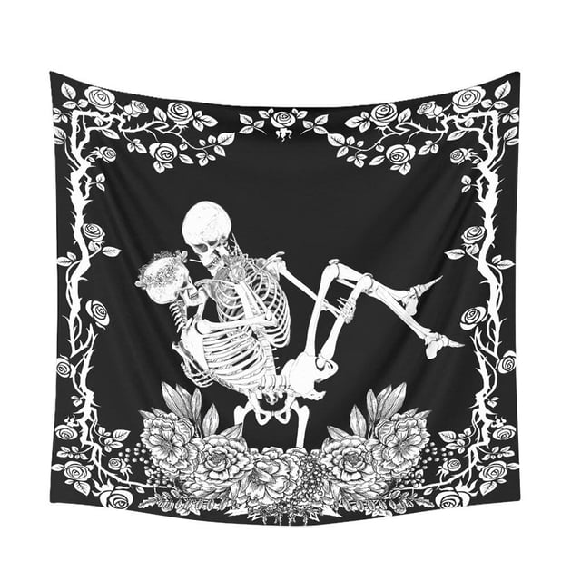 Billuyoard Tapiz con temática de Halloween, hogar, dormitorio, sala de estar, dormitorio, manta colgante de pared, decoración de alfombras Decoración del hogar