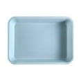 thumbnail image 1 of Platos rectangulares de plástico para postre/ensalada, platos ultraligeros para frutas, aperitivos, 1 of 5