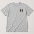 thumbnail image 4 of Camo Bow Graphic T-Shirt, Unisex Classic Fit Short Sleeve Tee, 4 of 9