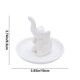 thumbnail image 3 of Bandeja de cerámica para joyas | Plato decorativo con forma de elefante | Soporte y organizador de anillos | Pequeño plato para guardar objetos pequeños en el tocador, la cómoda o la mesita de noche, 3 of 7