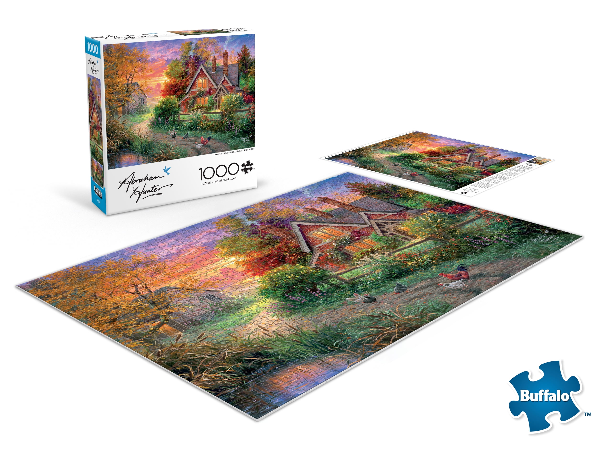 Buffalo Games Abraham Hunter Warmth of Home 1000-Piece Interlocking Jigsaw Puzzle for Adults Ages 14+