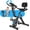 Black Blue, variant on pooboo 3in1 Foldable Exercise Bike Indoor Cycling Bike Magnetic Stationary Bike Fitness Gym Workout 300lb