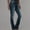 Blue-1, variant on Jjayotai Women's Embroidery Pocket Detail Skinny Jeans, Low Waist Casual Pants, Skinny Denim Stretch Jegging Light Blue S