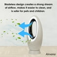 thumbnail image 6 of Airvana Bladeless Rechargeable Indoor/Outdoor Fan, Graphite, 6 of 10
