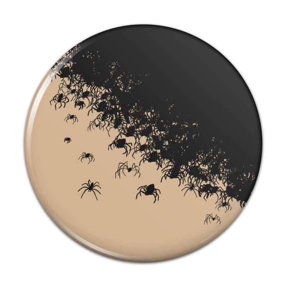 Hundreds of Spiders Arachnophobia Pinback Button Pin