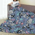 thumbnail image 6 of The Nightmare Before Christmas Blanket Flannel Blanket - Anime Light comfort blanket cartoon blanket Super Soft and Warm for All Seasons 40x30, 6 of 9
