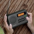 thumbnail image 2 of Radio portátil Sangean PR-D18BK AM/FM 1.0W con protector, 2 of 5