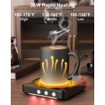thumbnail image 3 of Taza Warmer House Gem de 36 W con indicador de temperatura, color negro, 3 of 7