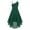 Army Green, variant on Miutii Kids Girls Sleeveless Chiffon Junior Bridesmaid Dresses Shiny Sequins Asymmetrical Hem Evening Navy Blue 6