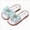 A6-Blue, variant on Girls Cute Dressy Flat Sandals Slides Flower Pearl Metallic Design Square Open Toe Summer Beach Vacation Daily Comfort Footwear Gibobby,11.5,Blue