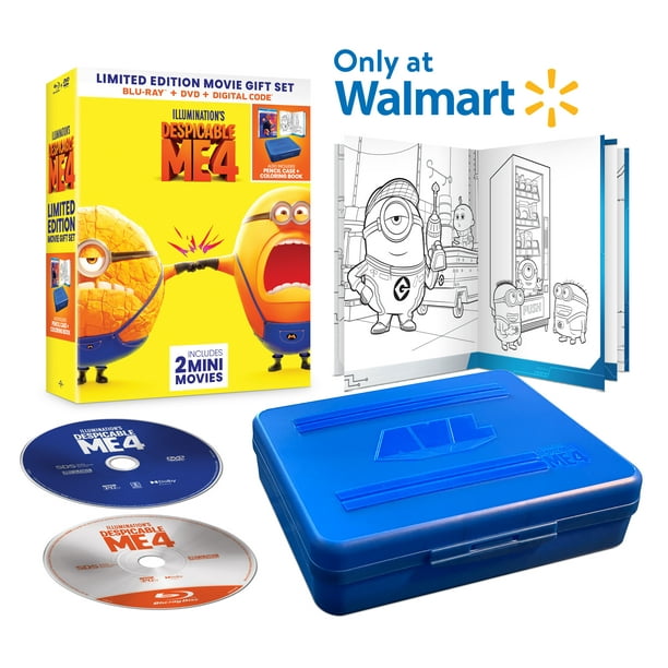 Despicable Me 4 Limited Edition Movie Gift Set (Walmart Exclusive Despicable Me 4 Limited Edition Movie Gift Set (Walmart Exclusive