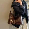 thumbnail image 4 of SPEKSEE Women’s Vintage PU Shoulder Bag,Retro Slouchy Hobo Bag with Spacious Interior,Casual Brown Fall Purse for Casual&Work, 4 of 14