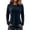 WZWCS-Navy long sleeve shirt for women, variant on Lyfzbd Women Long Sleeve Crewneck Tops Base Thermal Underwear Shirt Casual Layer Blouses Versatile Soft Shirt