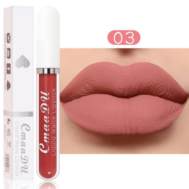 18 Colores Sexy Larga Duración Impermeable Ultra Mate Nude Líquido Labial Hidratante Brillo De Labios Belleza COD
