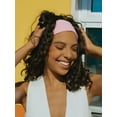 thumbnail image 3 of Goody Sustainable Headwrap Pink/black 2c, 3 of 8