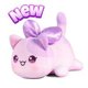 thumbnail image 2 of Lindo juguete de peluche de gato en forma de donut, juguete de peluche de gato kawaii adecuado para regalo de niños, 25 cm en forma de V, gato con pajarita, 2 of 2