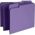 thumbnail image 3 of Business Source, BSN44106, 1-ply Tab Colored File Folder, 100 / Box, Purple, 3 of 4