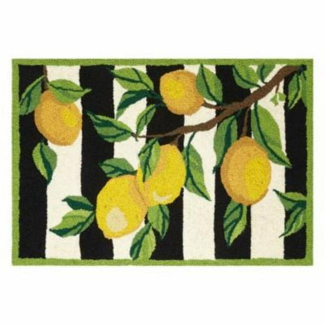 Peking Handicraft 30SER446C03 Tapis Branche de Citron 2 x 3 Pi.
