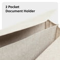 thumbnail image 5 of U Brands Linen Document Holder File Sorter, 13 x 9.75 in., Beige, 5 of 8