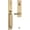 Satin Brass, variant on Baldwin 85316190RENT Gramercy Right Handed One Piece Single Cylinder Keyed Entry Handleset