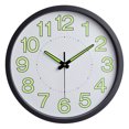 thumbnail image 4 of Wall Clock 12 Inch Luminous Wall Clock Minimalist Round Quartz Clock for Bedroom Living Room Decoration, 4 of 8