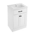 thumbnail image 4 of Burdon 24" Bathroom Vanity in White, 4 of 15