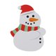thumbnail image 2 of Paquete de 50 piezas de dulces para envolver regalos de Navidad reciclables para niños (muñeco de nieve) Wdftyju Para estrenar, 2 of 4