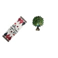 thumbnail image 1 of Decoración Festiva De Mesa De Invierno, Colección De Esculturas De Animales De Pavo Real, Camino De Mesa Navideño, Bufanda De Tocador, Adorno Navideño Para El Hogar, La Oficina Y La Sala De, 1 of 8