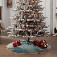 thumbnail image 5 of Salouo Cloud Sky Green Dragon Christmas Tree Skirt 36" Farmhouse Christmas Decorations Snowman Xmas Tree Skirt Tree Mat for Holiday Party Decor, 5 of 8