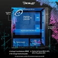 thumbnail image 2 of Gabinete Gamer OC-HAVOC 3 E-ATX 3 Fan ARGB Cristal Templado CyberPunk Urbano negro, 2 of 6